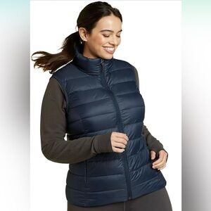 NWT Eddie Bauer Navy Down Puffer Vest